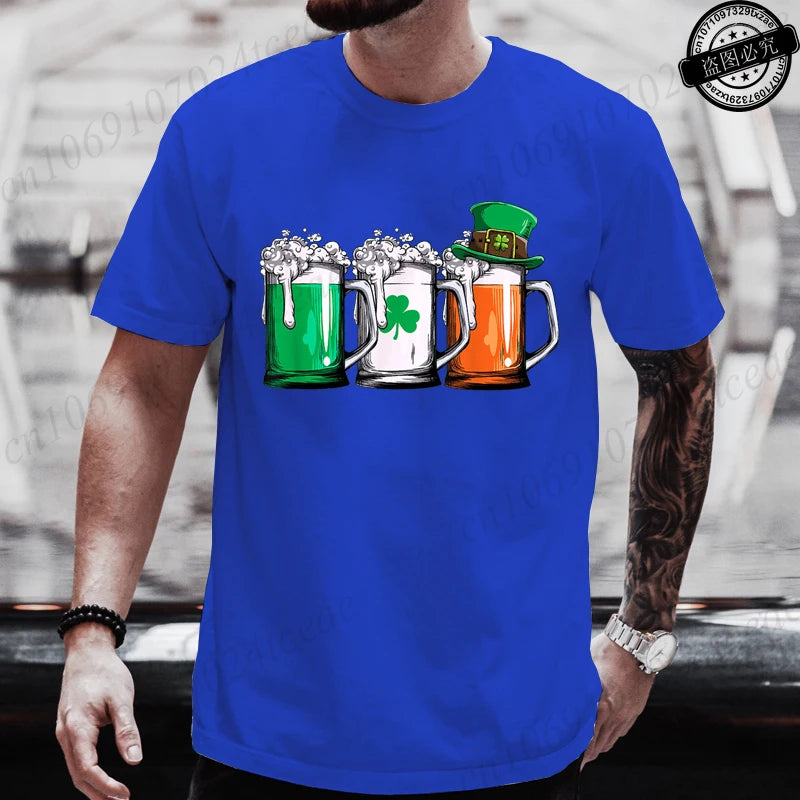 St. Patrick's Day Men's T-Shirts short Sleeve