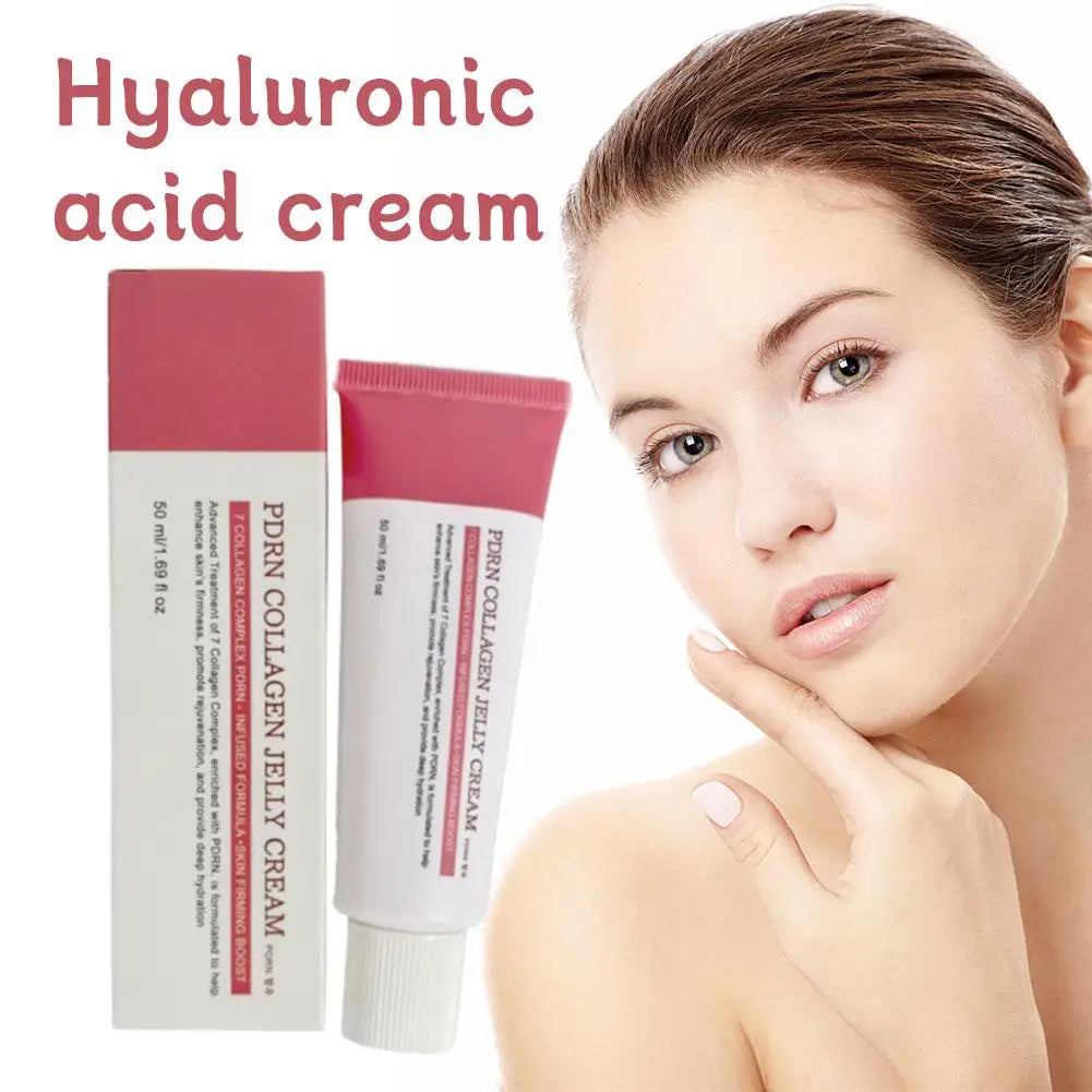 Korean PDRN 7 Collagen Complex Jelly Cream - Anti-wrinkle Firming Plumping Moisturizing Repair Regeneration Facial Skin Care