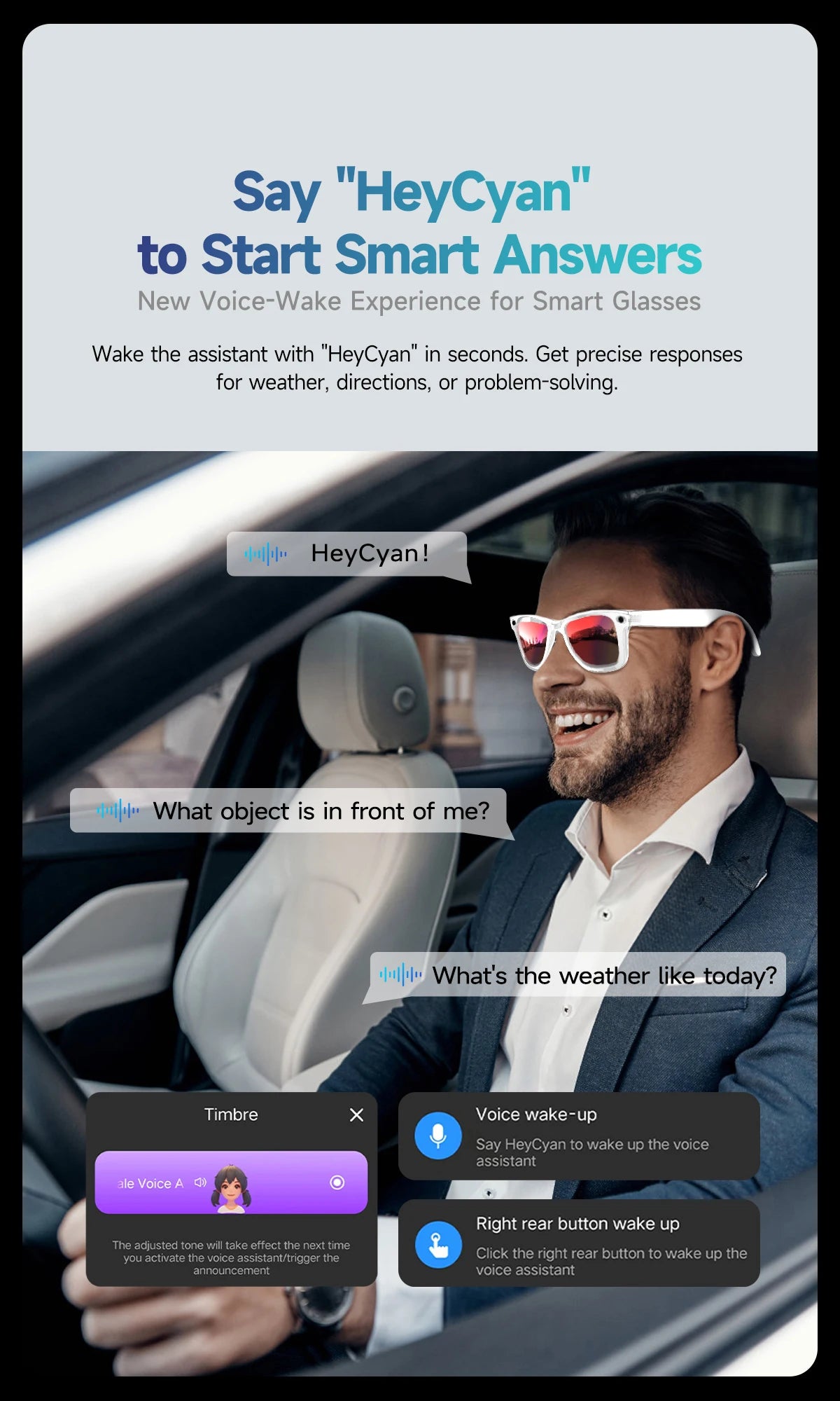 AI Smart Glasses 800W Anti Shake Camera Video Recording Languages Translation Sunglasses For Man Woman Bluetooth Call Music Play