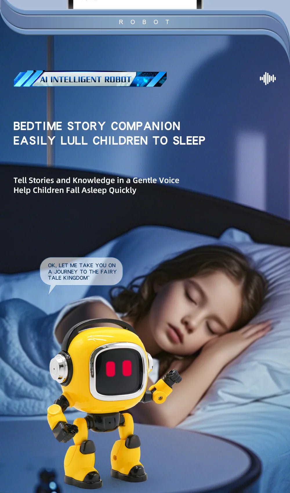 Deepseek Ai Voice Rc Robot Ai Controlled Interactive Voice Activated Educational Toy With Storytelling Q And A For Boys Gifts