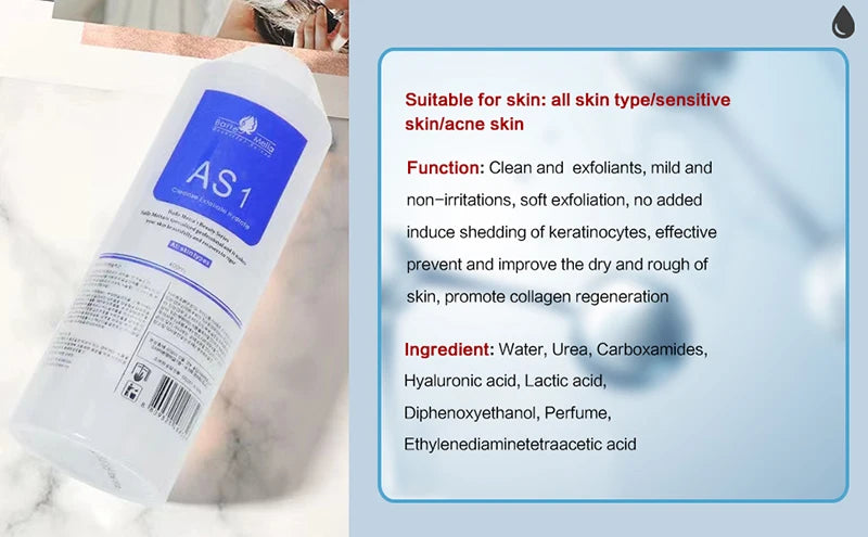 Facial Skincare Face Serum AS1 SA2 AO3 Aqua Peel Solution For Facial  Skin Deep Cleaning 400ml Kit of 3 Serums