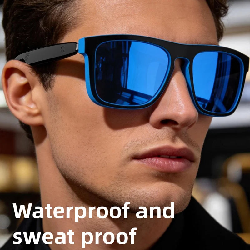 Lenovo AI Intelligent Sunglasses For Men And Women Polarized Anti Uv Sunglasses Air Conduction AI Intelligent Glasses