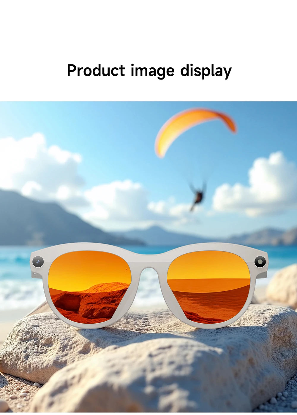 2026 New AI Smart Glasses for Men Women HD Camera 1080P Video AI Voice Assistant Translation Music Playback Bluetooth Calling