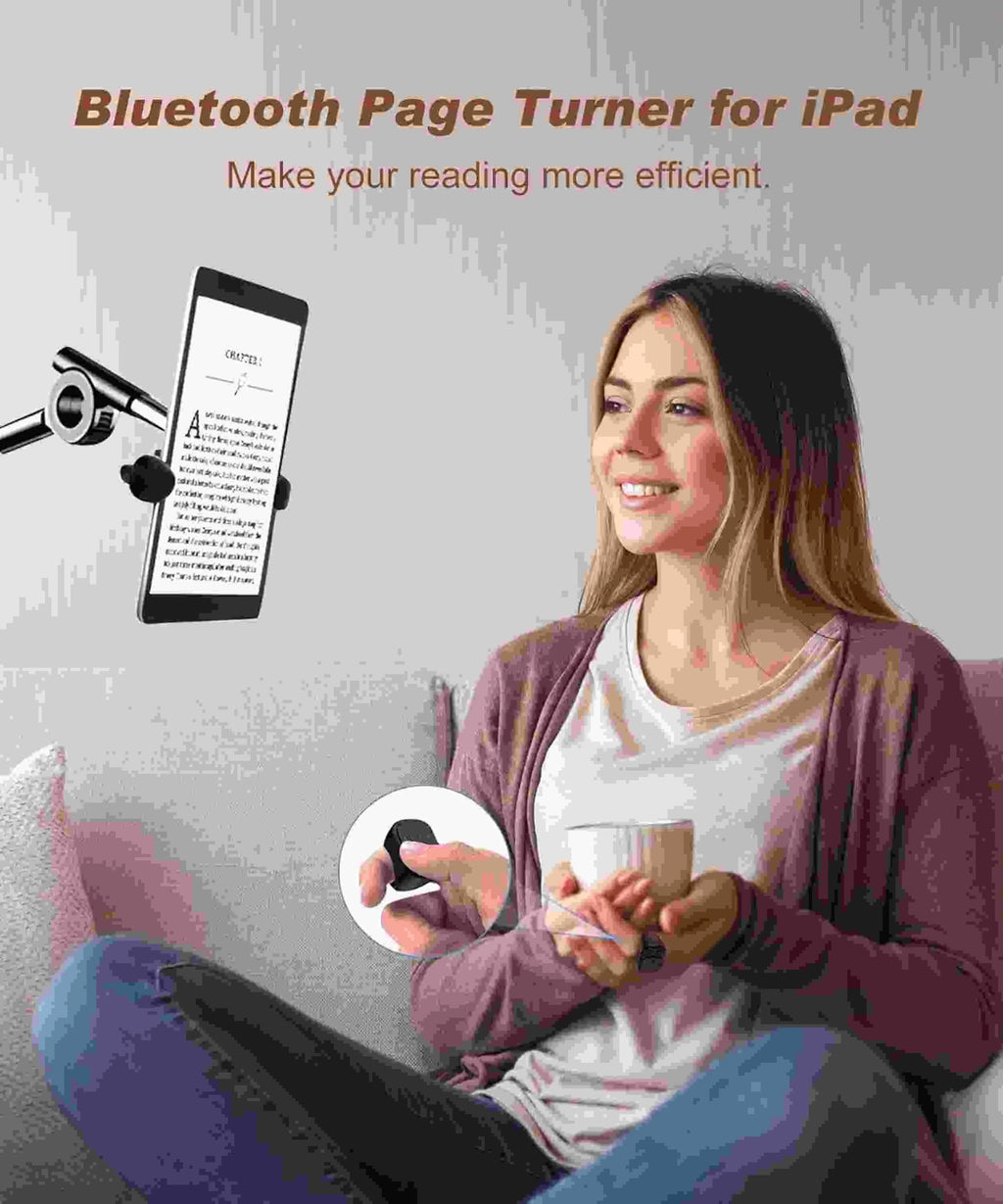 TikTok Scrolling Ring Bluetooth Remote Control Page Turner Camera Shutter Video Music Controller for iPhone iPad Android