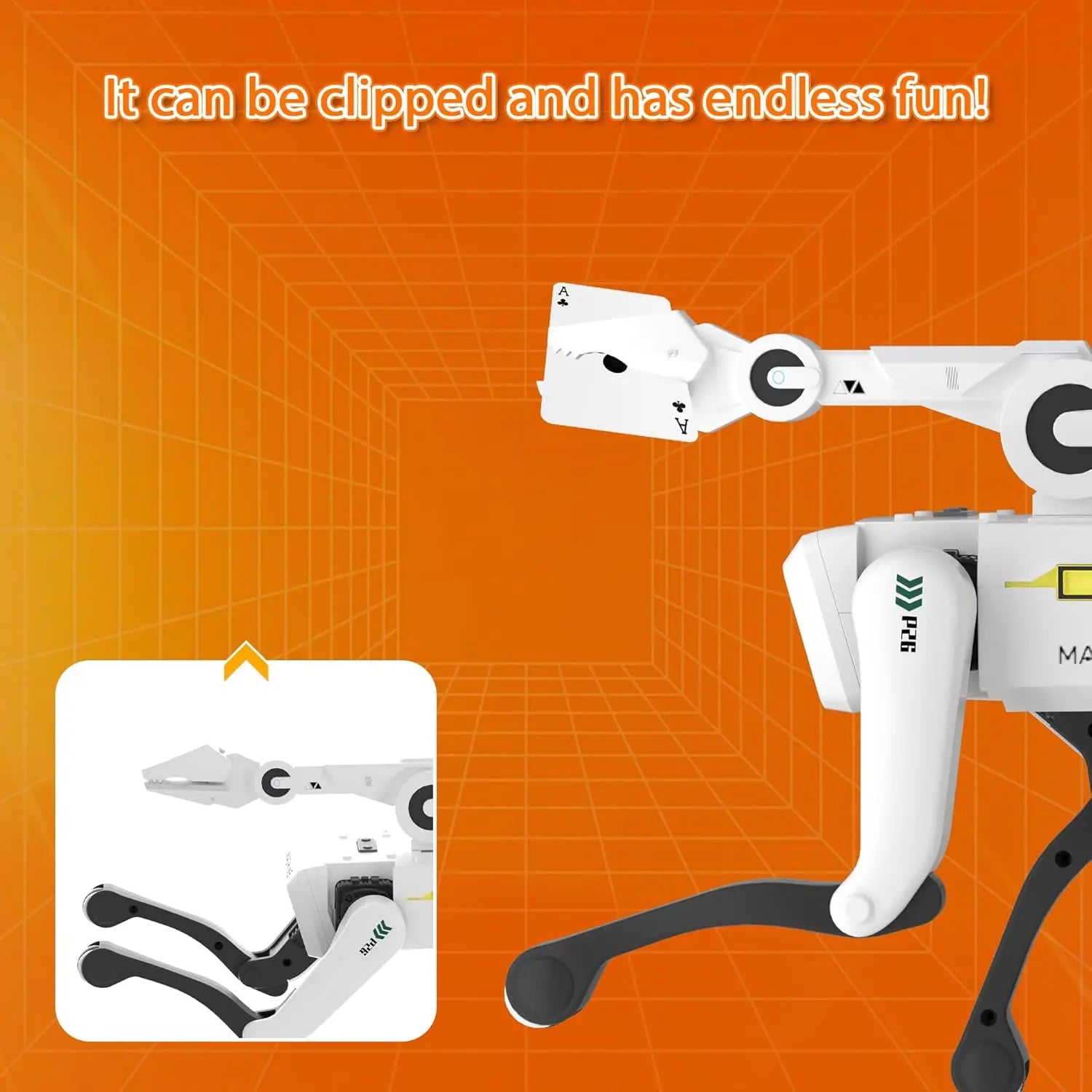 AI Simulation Robot Dog Intelligent Machine Dog Voice Command APP Control Programming Interactive Performs Acrobatics Robot Dog