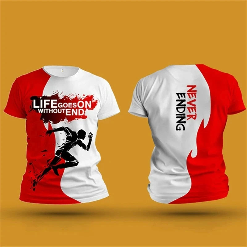 Men's T shirt Outdoor Fitness  Sports T-Shirts