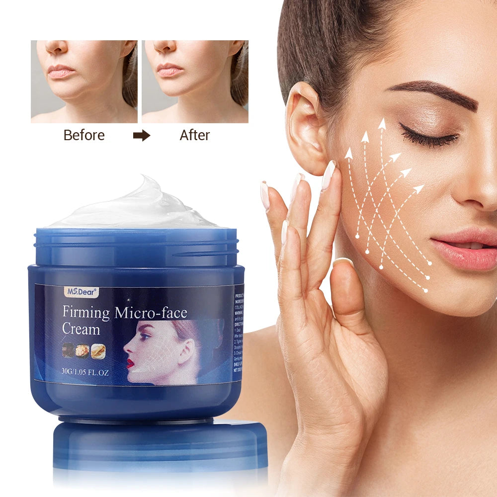 2Pcs Firming Face-lift Slimming Cream V-Shape Slimming Removal Masseter Muscle Double Chin Face Fat Burning Anti-Wrinkle Product
