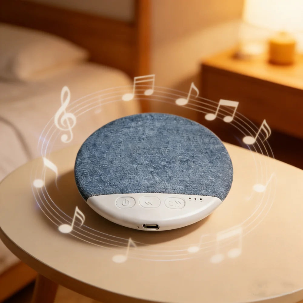 Bluetooth 5.4 Under Pillow Bluetooth Speaker Sleep Aid Hifi Stereo Sound White Noise Machine Portable Wireless Sleeping Speaker