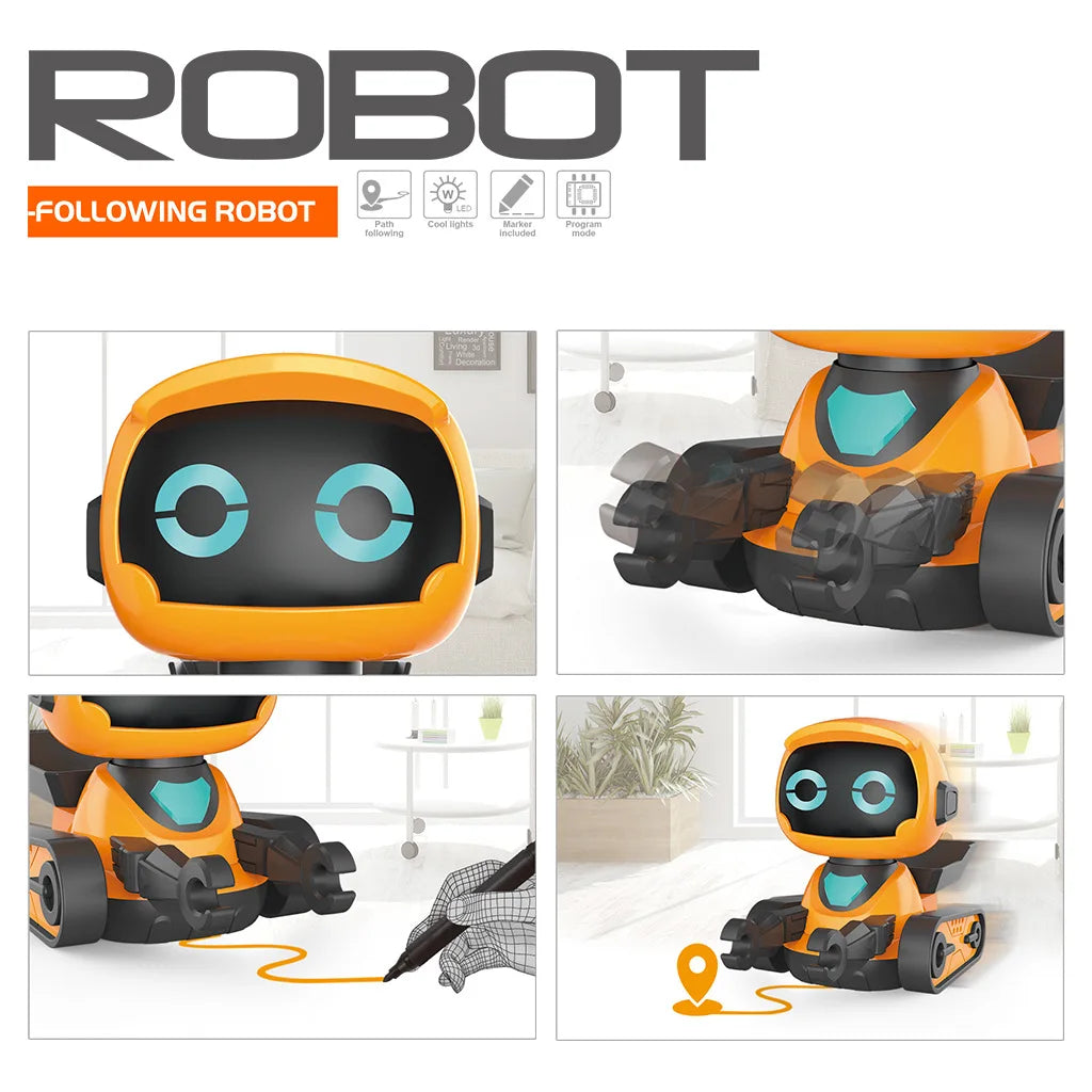 Smart Robot Toy For Early Education Track Drawing Cute Fun Sound Effect Children's Gift Intelligent AI Toy Educational Plaything