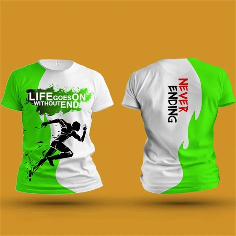 Men's T shirt Outdoor Fitness  Sports T-Shirts