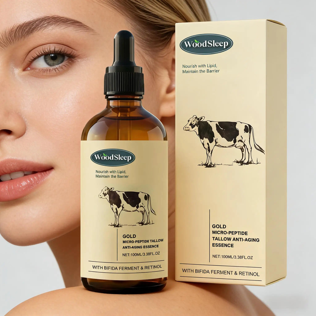 Beef Tallow Serum Anti-Wrinkle Shrinking Pores Tighten Loose Skin Reduce Fine Lines Hydrating Anti Aging Moisturizing Face Care
