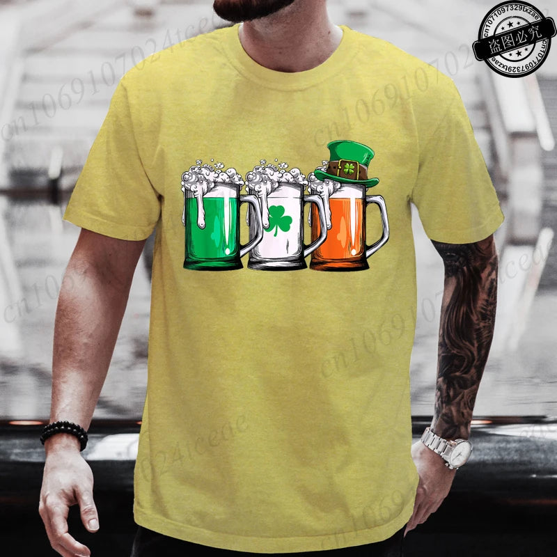 St. Patrick's Day Men's T-Shirts short Sleeve
