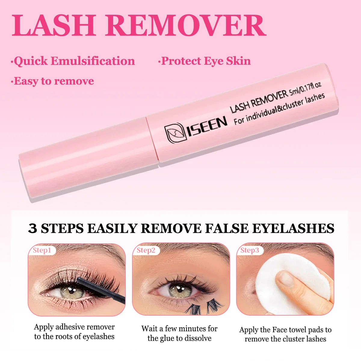Eyelash Extension Glue 5ml Long Lasting Strong Hold Eyelash Makeup Tool