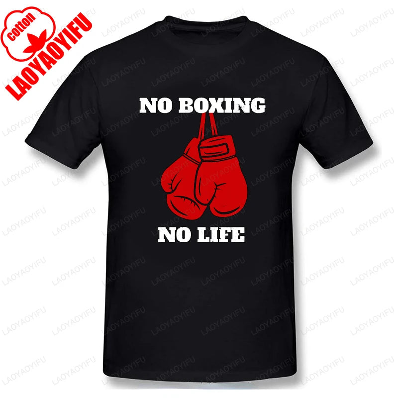 No Boxing No Life Printed T-shirt