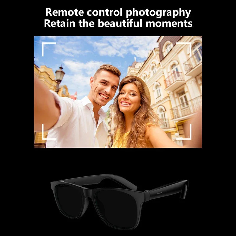 AI smart glasses voice assistant music expert cycling sunglasses wireless Bluetooth calling glasses