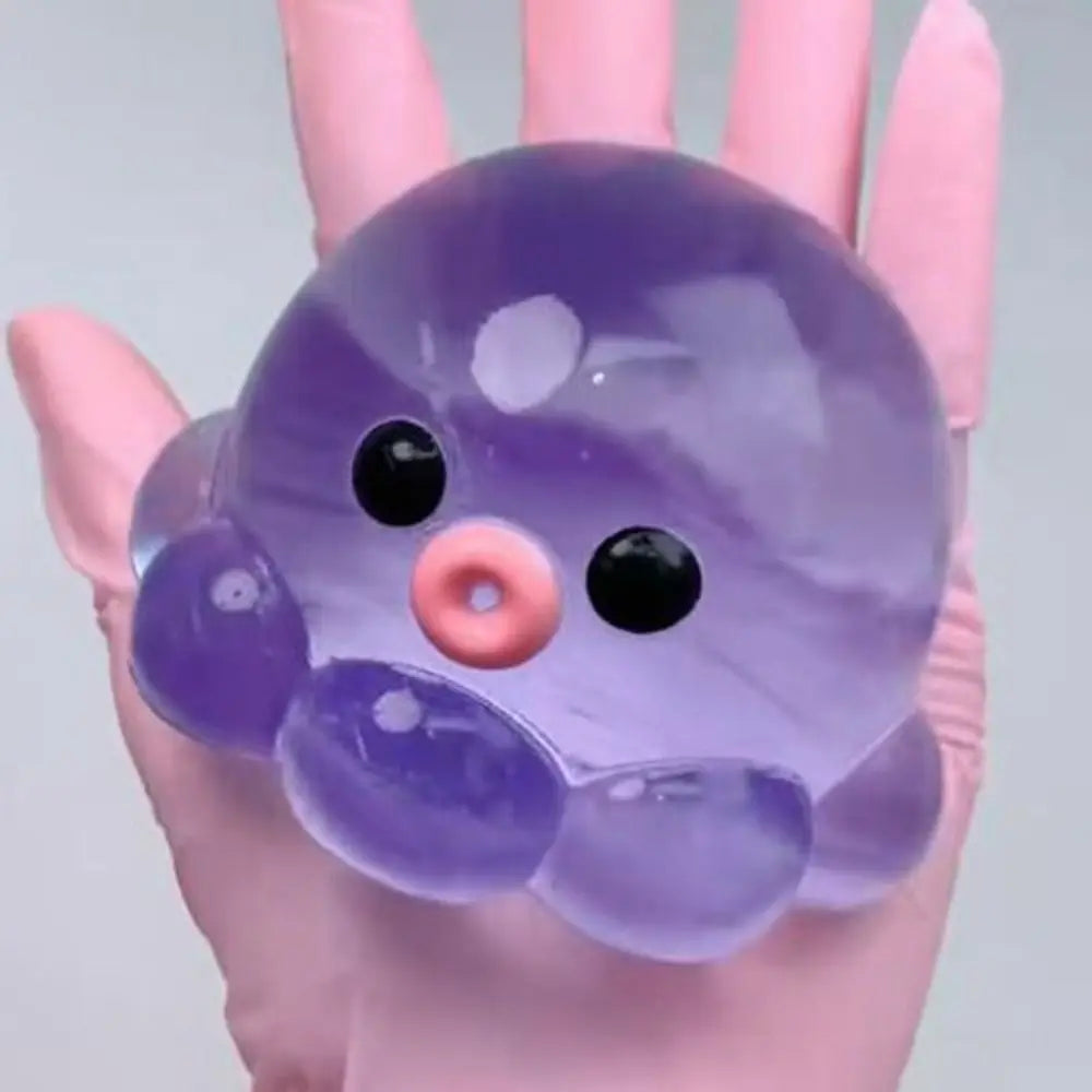 Realistic🔥🔥🔥 Solid Bubble Octopus Pinching Toy Simulation Squeezing Acne Water Ball Squeeze Toy Creative Stress Relief Toy Gifts