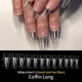 Nail Press on Tips  Short Artificial American Capsules Long Soft Gel Almond