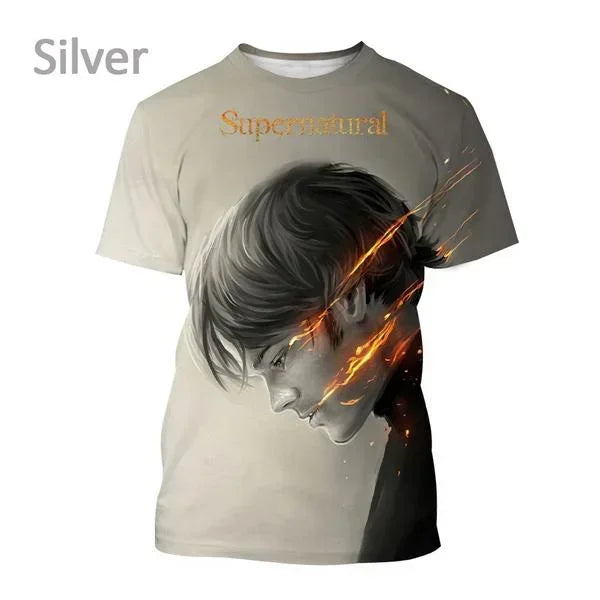 Short Sleeve Hip Hop Street Unisex Oversized Men's T Shirt