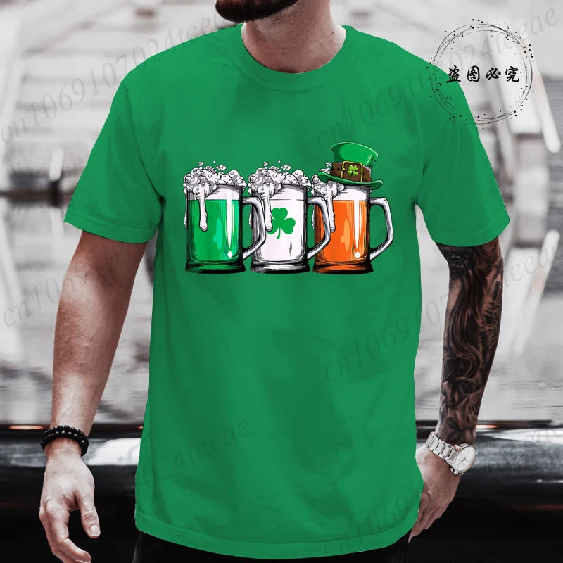 St. Patrick's Day Men's T-Shirts short Sleeve