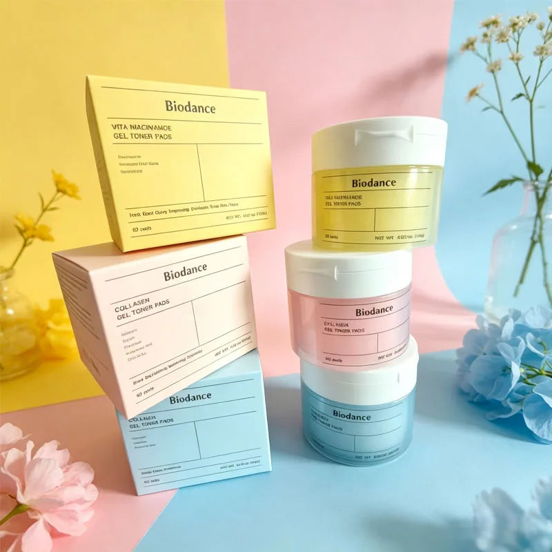 Biodance Gel Toner Pads Ampoule Serum Deeply Moisturize Improve Skin Hydration