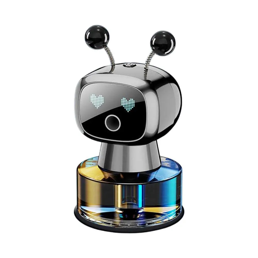 AI Smart Car Air Freshener Rechargeable Adjustable Cute Robot Smart Aromatherapy Diffuser Gift Car Accessories Interior
