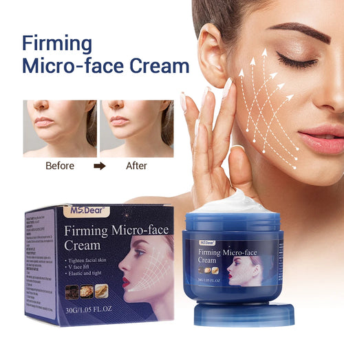 2Pcs Firming Face-lift Slimming Cream V-Shape Slimming Removal Masseter Muscle Double Chin Face Fat Burning Anti-Wrinkle Product