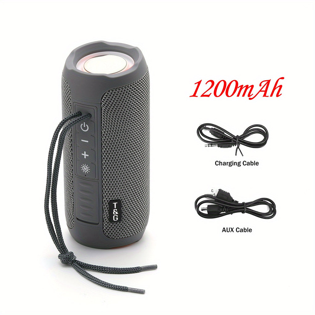 T&G227 Wireless Bluetooth Speakers Portable BT Speaker With Stereo Sound & IPX6 Waterproof Showerproof For Party Beach Camping