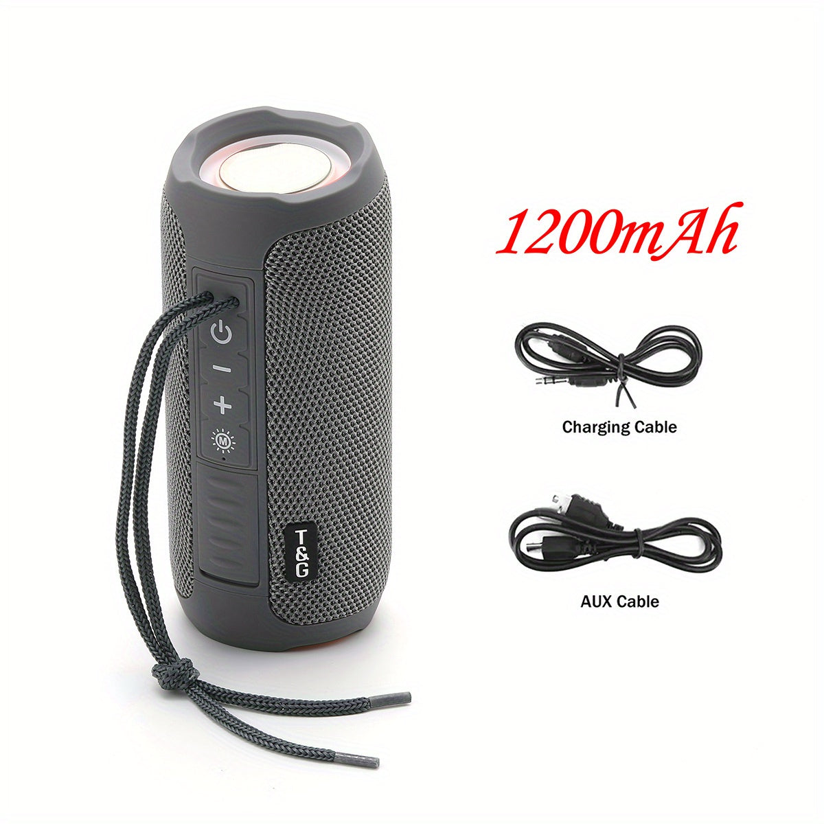 T&G227 Wireless Bluetooth Speakers Portable BT Speaker With Stereo Sound & IPX6 Waterproof Showerproof For Party Beach Camping