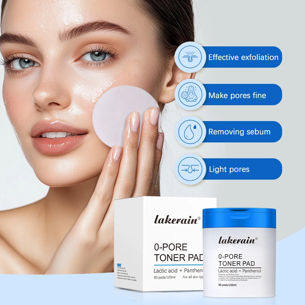 Dual-Textured Facial Toner Pads for Exfoliation and Pore Care
