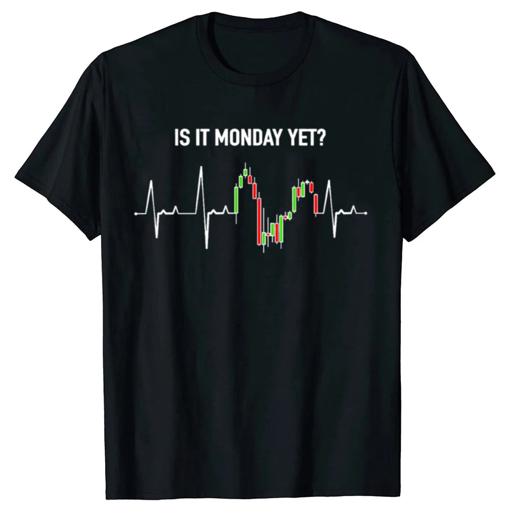 Is It Monday Yet  Men's Casual 100% Cotton T Shirt