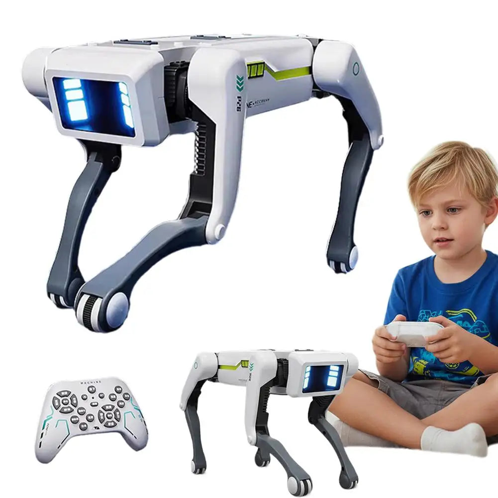AI Smart Robot Dog Remote Control Robotic Stunt Puppy with Voice Control Interaction Programmable Bionic Dancing Pet Toy