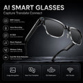 2026 New AI Smart Glasses 8MP Camera 1080P Video Recording Bluetooth Calling WiFi Transfer ENC Noise Reduction 300mAh Battery