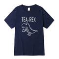 Summer Casual Men's T-shirt Top Quality Cotton Blend Cool Funny Dinosaur Design Printing O-neck For Men T-shirt Male Tee Shirts