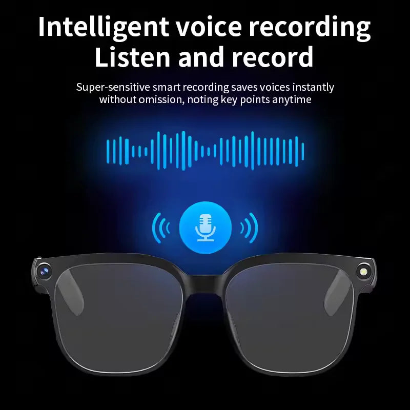 2026 Smart AI Glasses Men New 4K HD 800W pixel Camera 32GB Memory 120+ Translation ChatGPT Music Shoot Photos &Video Sunglasses