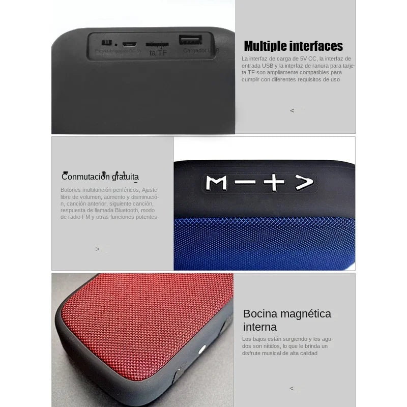 Bluetooth 5.0 Portable Wireless Soundbar Battery Outdoor Indoor Sport HIFI Customized High-Quality Speaker Soundbar For Computer