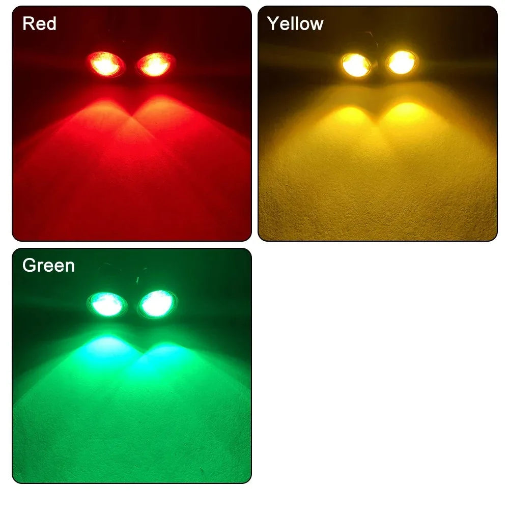 2/4/10pcs 23mm COB Eagle Eye Lamp LED driving lights drl LED Car Daytime Running Light Led Reverse light Car grille signal light