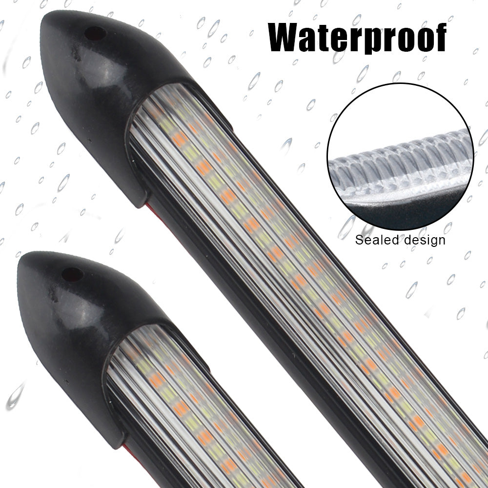 Car DRL Daytime Running Light Car Streamer Flow Day Light Auto Headlight Sequential Strip 2 Pcs/set